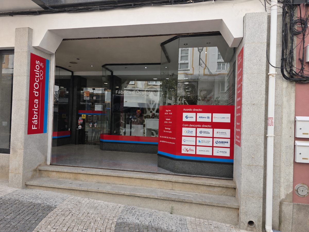 Fachada da Loja 1 da Fábrica d'Óculos