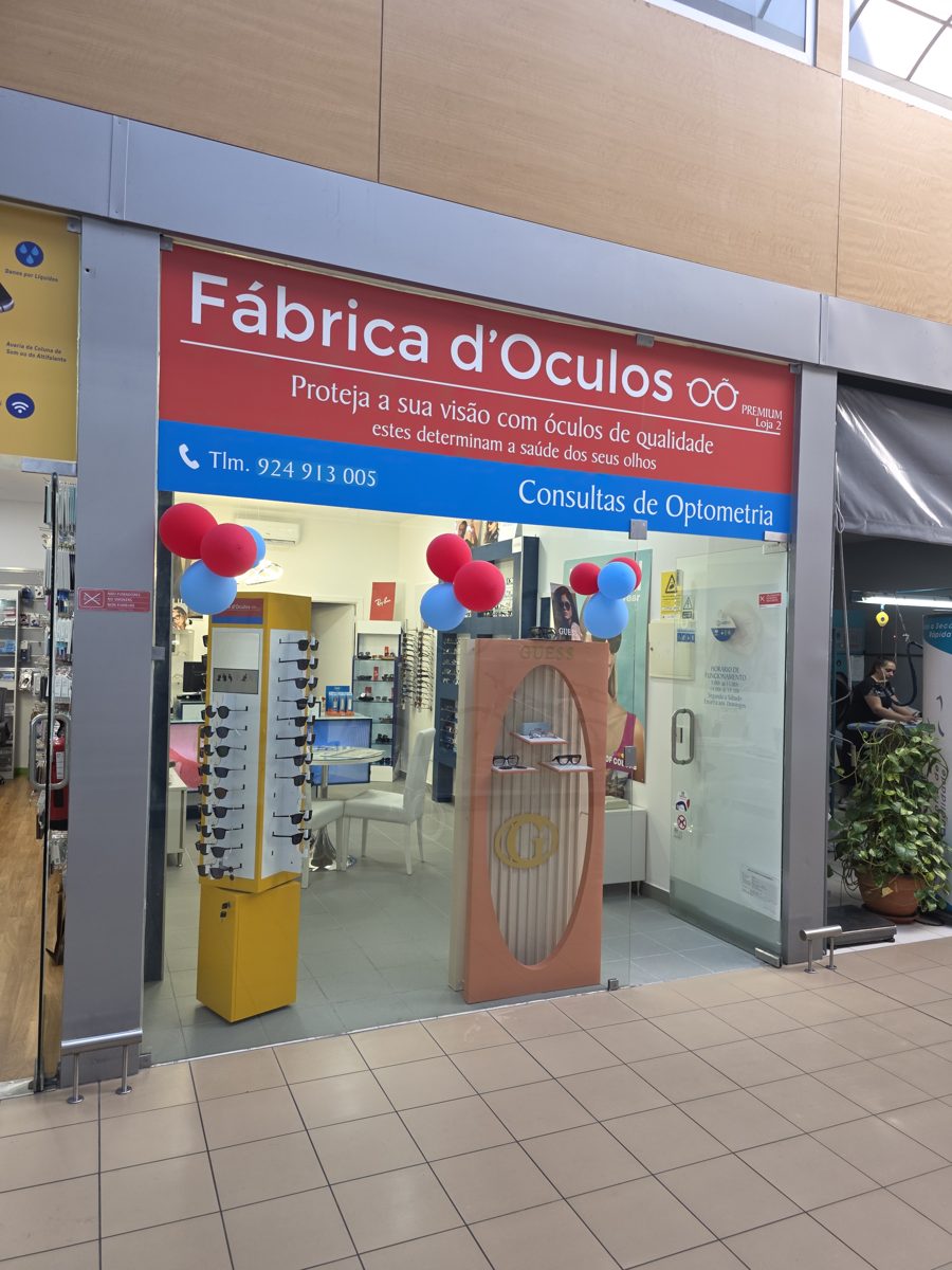 Fachada da Loja 2 da Fábrica d'Óculos